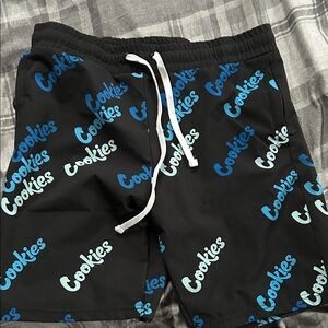 Cookies Black and Blue Athletic Men's Shorts
